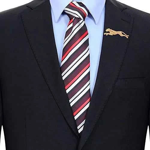 Jaguar Spirit Noorish Brooch & Lapel Pin – 925 Silver with 22K Gold Plating